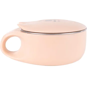 Kikka Boo činija od nerđajućeg čelika 200ml Cat pink-3 Kikka Boo činija od nerđajućeg čelika 200ml Cat pink-3