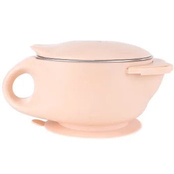 Kikka Boo činija od nerđajućeg čelika 400ml Cat pink-1 Kikka Boo činija od nerđajućeg čelika 400ml Cat pink-1