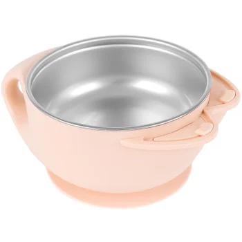 Kikka Boo činija od nerđajućeg čelika 400ml Cat pink-4 Kikka Boo činija od nerđajućeg čelika 400ml Cat pink-4