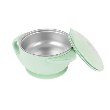 Kikka Boo činija od nerđajućeg čelika 400ml Cat mint-1 Kikka Boo činija od nerđajućeg čelika 400ml Cat mint-1