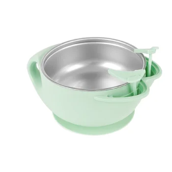 Kikka Boo činija od nerđajućeg čelika 400ml Cat mint-3 Kikka Boo činija od nerđajućeg čelika 400ml Cat mint-3