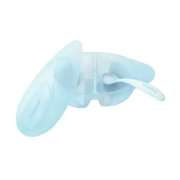 Kikka Boo činija sa dve pregrade i kašičicom Tasty Blue Kikka Boo činija sa dve pregrade i kašičicom Tasty Blue