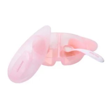 Kikka Boo činija sa dve pregrade i kašičicom Tasty Pink Kikka Boo činija sa dve pregrade i kašičicom Tasty Pink