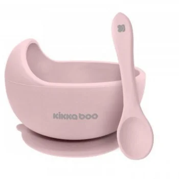 Kikka Boo silikonska činija sa kašičicom Yummy pink Kikka Boo silikonska činija sa kašičicom Yummy pink