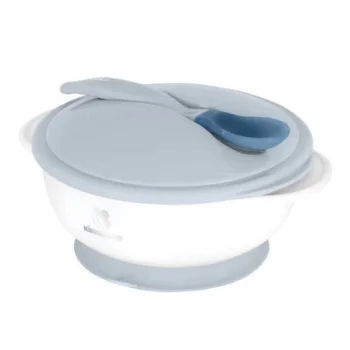 Kikka Boo činija sa termoosetljivom kašičicom Blue Kikka Boo činija sa termoosetljivom kašičicom Blue