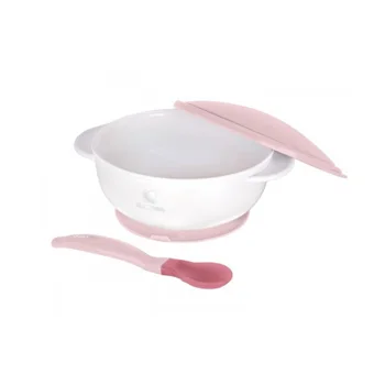 Kikka Boo činija sa termoosetljivom kašičicom pink-1 Kikka Boo činija sa termoosetljivom kašičicom pink-1