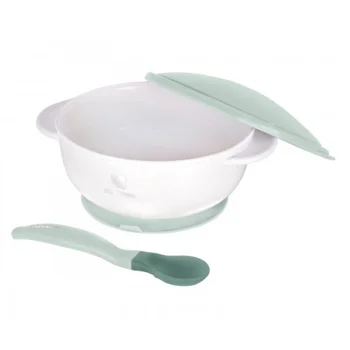 Kikka Boo činija sa termoosetljivom kašičicom mint-1 Kikka Boo činija sa termoosetljivom kašičicom mint-1