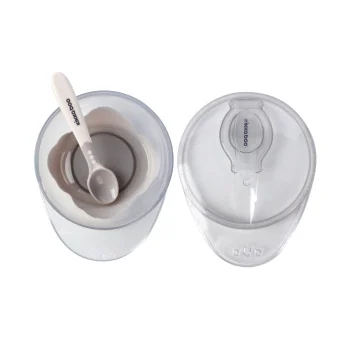 Kikka Boo činija sa vakumom i kašičicom beige-3 Kikka Boo činija sa vakumom i kašičicom beige-3