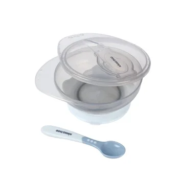 Kikka Boo činija sa vakumom i kašičicom blue-1 Kikka Boo činija sa vakumom i kašičicom blue-1