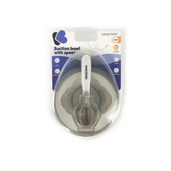 Kikka Boo činija sa vakumom i kašičicom beige-1 Kikka Boo činija sa vakumom i kašičicom beige-1