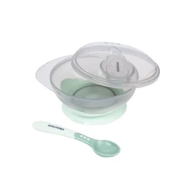 Kikka Boo činija sa vakumom i kašičicom mint -1 Kikka Boo činija sa vakumom i kašičicom mint -1