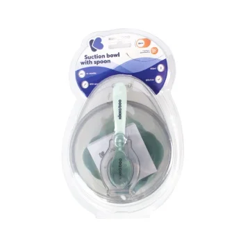 Kikka Boo činija sa vakumom i kašičicom mint -3 Kikka Boo činija sa vakumom i kašičicom mint -3