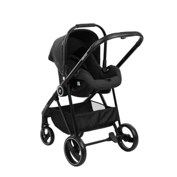 Kikka Boo dečija kolica Gianni 3u1 set sa autosedištem i tvrdom korpom Black-6 Kikka Boo dečija kolica Gianni 3u1 set sa autosedištem i tvrdom korpom Black-6