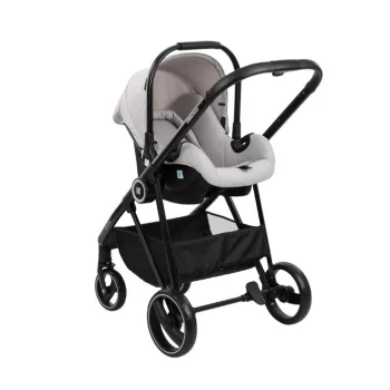 Kikka Boo dečija kolica Gianni 3u1 set sa autosedištem i tvrdom korpom Grey-2 Kikka Boo dečija kolica Gianni 3u1 set sa autosedištem i tvrdom korpom Grey-2