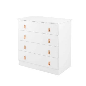 Kikka Boo drvena komoda Elon White Kikka Boo drvena komoda Elon White