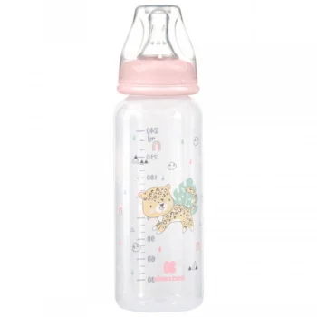 Kikka Boo flašica PP Savanna 240ml Pink Kikka Boo flašica PP Savanna 240ml Pink