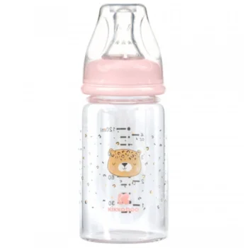 Kikka Boo flašica staklena Savanna 120ml Pink Kikka Boo flašica staklena Savanna 120ml Pink