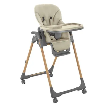 Kikka Boo hranilica Olive wood dekor Beige Kikka Boo hranilica Olive wood dekor Beige