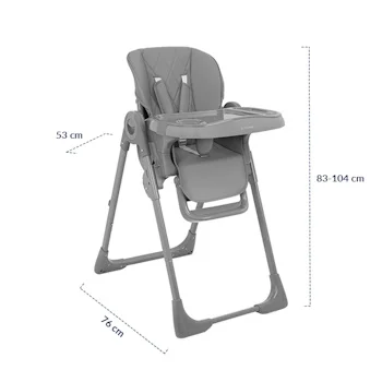 Kikka Boo hranilica za bebe Comfy grey-8 Kikka Boo hranilica za bebe Comfy grey-8