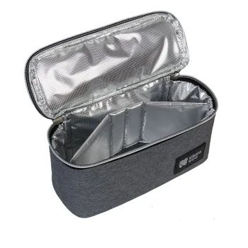 Kikka Boo izolovana torba za hranu termo Foody 19x10x7cm Dark Grey-2 Kikka Boo izolovana torba za hranu termo Foody 19x10x7cm Dark Grey-2