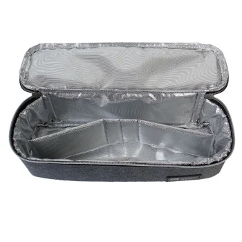 Kikka Boo izolovana torba za hranu termo Foody 28x10x8cm Dark Grey-2 Kikka Boo izolovana torba za hranu termo Foody 28x10x8cm Dark Grey-2