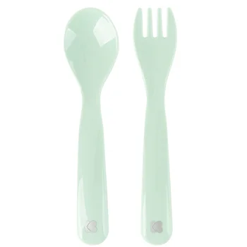 Kikka Boo set kašičica i viljuška PP Glossy mint Kikka Boo set kašičica i viljuška PP Glossy mint