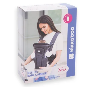 Kikka Boo kengur nosiljka za bebe Tess black -1 Kikka Boo kengur nosiljka za bebe Tess black -1