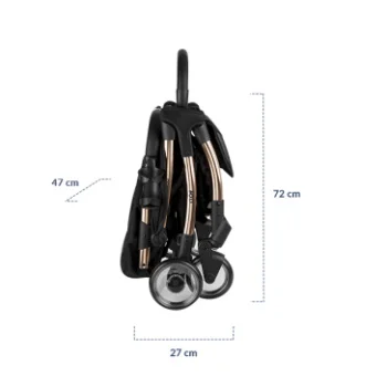 Kikka Boo kišobran kolica Cloe black-8 Kikka Boo kišobran kolica Cloe black-8