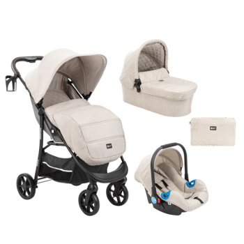 Kikka Boo dečija kolica 3u1 set Selina  sa autosedištem i tvrdom korpom light beige Kikka Boo dečija kolica 3u1 set Selina  sa autosedištem i tvrdom korpom light beige