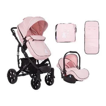 Kikka Boo dečija kolica 2u1 Beloved light pink + autosedište Kikka Boo dečija kolica 2u1 Beloved light pink + autosedište