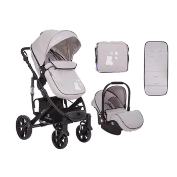 Kikka Boo dečija kolica 2u1 Beloved light grey + autosedište Kikka Boo dečija kolica 2u1 Beloved light grey + autosedište