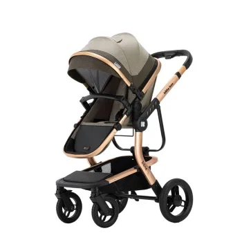 Kikka Boo dečija kolica 3u1 Irene set sa autosedištem i tvrdom korpom beige-2 Kikka Boo dečija kolica 3u1 Irene set sa autosedištem i tvrdom korpom beige-2