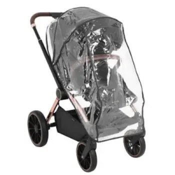 Kikka Boo kolica Kara 3u1 premium set sa autosedištem I-Xtend I-size i tvrdom korpom Black-3