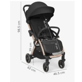 Kikka Boo kolica autofolding Eden PLUS Black-1 Kikka Boo kolica autofolding Eden PLUS Black-1