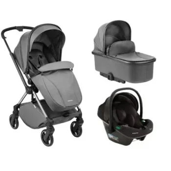 Kikka Boo kolica Lanah 3u1 set sa autosedištem I-Prime I-size i tvrdom korpom Grey Kikka Boo kolica Lanah 3u1 set sa autosedištem I-Prime I-size i tvrdom korpom Grey