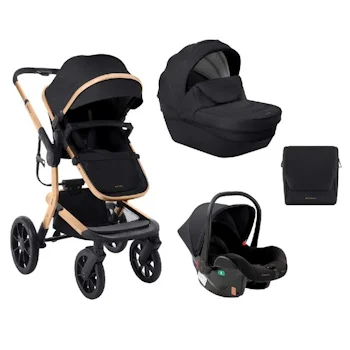 Kikka Boo kolica Irene premium 3u1 set sa I-SIZE autosedištem i tvrdom korpom Black Kikka Boo kolica Irene premium 3u1 set sa I-SIZE autosedištem i tvrdom korpom Black