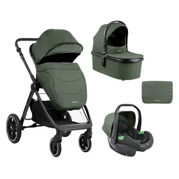 Kikka Boo kolica Ava 3u1 set sa I-SIZE autosedištem i tvrdom korpom Army Green Kikka Boo kolica Ava 3u1 set sa I-SIZE autosedištem i tvrdom korpom Army Green