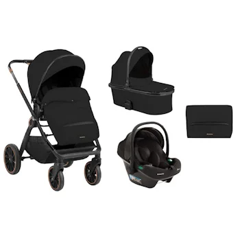 Kikka Boo kolica Tiffany set 3u1 sa autosedištem I-Prime I-size i tvrdom korpom Black Kikka Boo kolica Tiffany set 3u1 sa autosedištem I-Prime I-size i tvrdom korpom Black