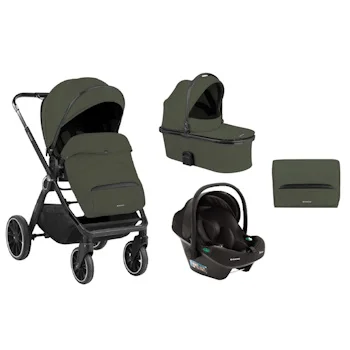 Kikka Boo kolica Tiffany set 3u1 sa autosedištem I-Prime I-size i tvrdom korpom Army Green Kikka Boo kolica Tiffany set 3u1 sa autosedištem I-Prime I-size i tvrdom korpom Army Green