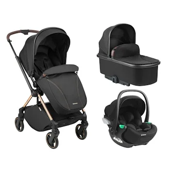Kikka Boo kolica Lanah 3u1 premium set sa autosedištem I-Trail I-size i tvrdom korpom Black Kikka Boo kolica Lanah 3u1 premium set sa autosedištem I-Trail I-size i tvrdom korpom Black
