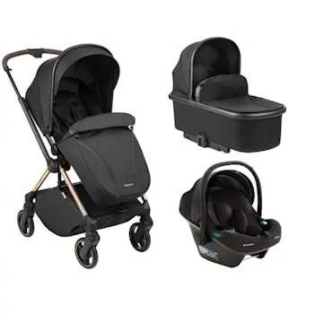 Kikka Boo kolica Lanah 3u1 set sa autosedištem I-Prime I-size i tvrdom korpom Black Kikka Boo kolica Lanah 3u1 set sa autosedištem I-Prime I-size i tvrdom korpom Black