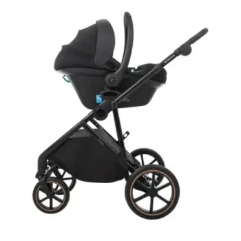 Kikka Boo kolica Thea 3u1 premium set sa autosedištem I-Xtend I-size i tvrdom korpom Black-4