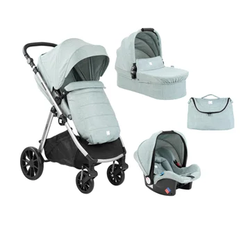 Kikka Boo dečija kolica set 3u1 Ugo mint Kikka Boo dečija kolica set 3u1 Ugo mint