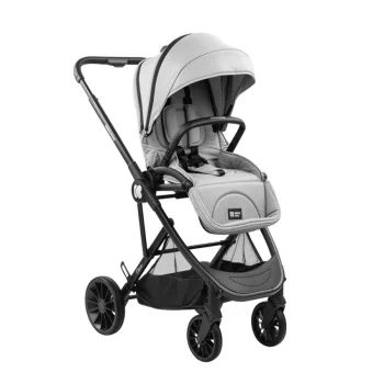 Kikka Boo dečija kolica 3u1 Cherie set sa autosedištem i tvrdom korpom grey-2 Kikka Boo dečija kolica 3u1 Cherie set sa autosedištem i tvrdom korpom grey-2