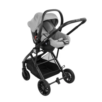 Kikka Boo dečija kolica 3u1 Cherie set sa autosedištem i tvrdom korpom grey-4 Kikka Boo dečija kolica 3u1 Cherie set sa autosedištem i tvrdom korpom grey-4