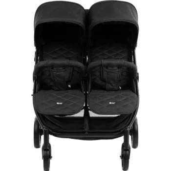 Kikka Boo kolica za blizance Happy 2 dark grey-1