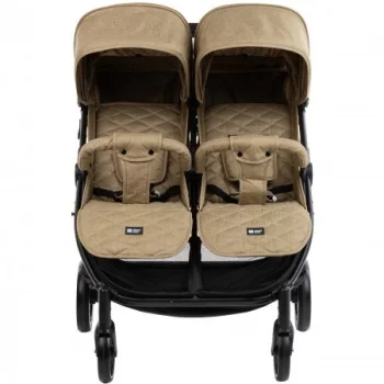 Kikka Boo kolica za blizance Happy 2 beige-2 Kikka Boo kolica za blizance Happy 2 beige-2