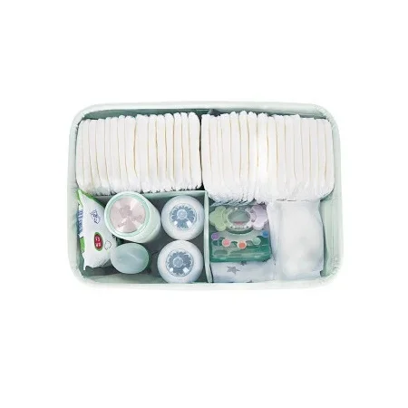 Kikka Boo korpa organajzer za pelene Bear with Me mint-1 Kikka Boo korpa organajzer za pelene Bear with Me mint-1