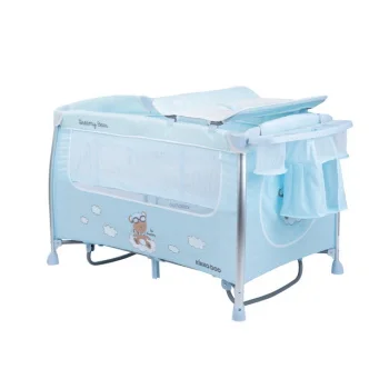 Kikka Boo prenosivi krevetac Dreamy Bear 2 nivoa Blue-1 Kikka Boo prenosivi krevetac Dreamy Bear 2 nivoa Blue-1