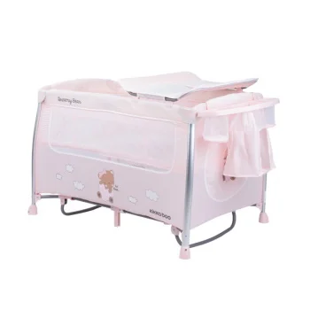 Kikka Boo prenosivi krevetac Dreamy Bear 2 nivoa pink-2 Kikka Boo prenosivi krevetac Dreamy Bear 2 nivoa pink-2